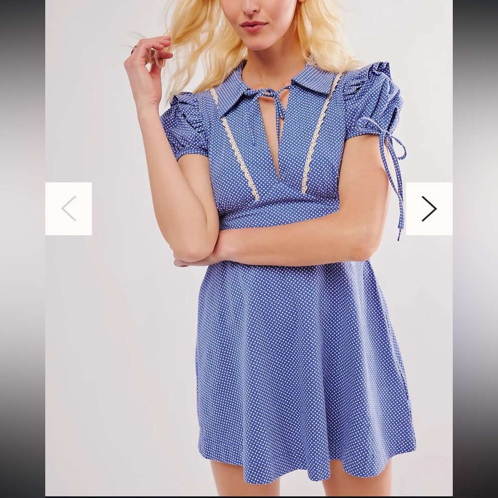 Blue Polka Dot Dress